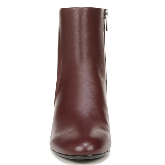 Naturalizer River Ankle Boot Leather Bootie | 8 Cabernet Sauvignon Red Leather - Picture 5 of 5